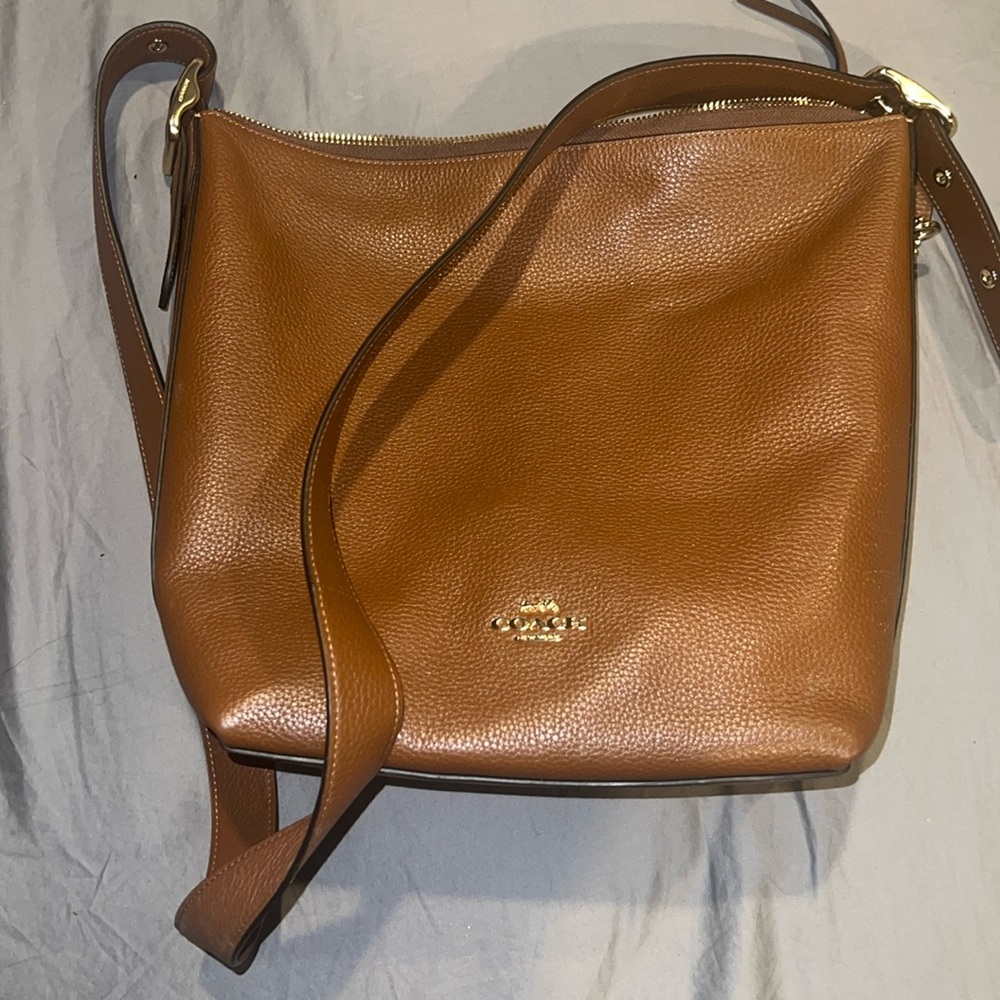 Brown coach bag